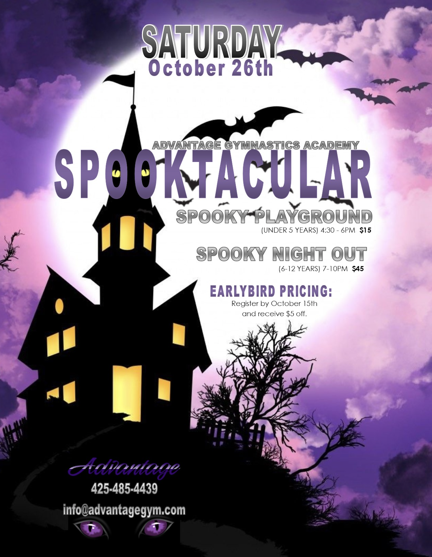 Halloween Spooktacular – Advantage Gymnastics Academy